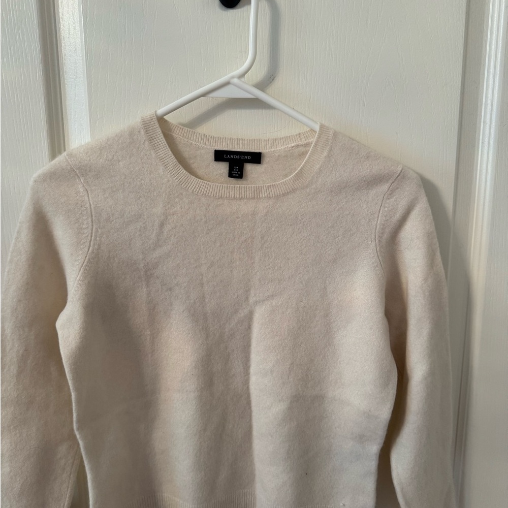 Lands' End Soft Cream Pullover